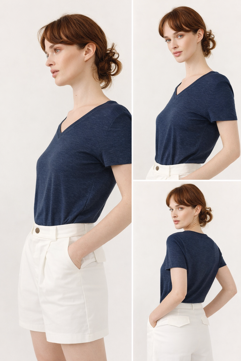 CAMISETA DARLA COLOR AZUL MARINO